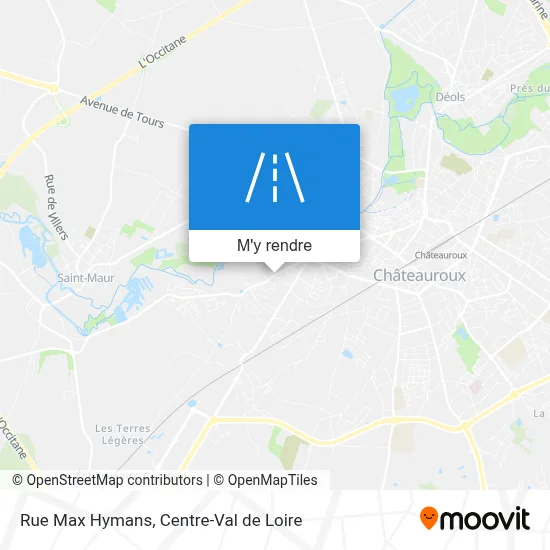 Rue Max Hymans plan