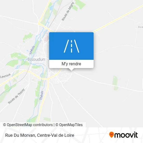 Rue Du Morvan plan