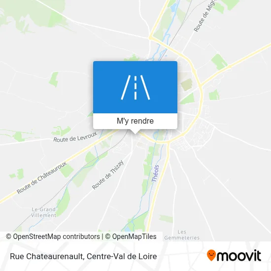 Rue Chateaurenault plan