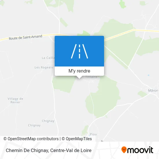Chemin De Chignay plan