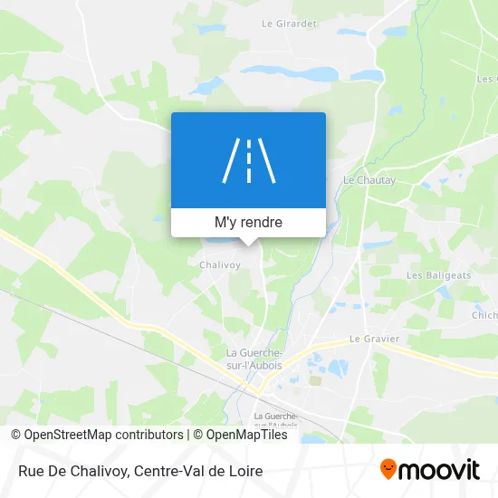 Rue De Chalivoy plan