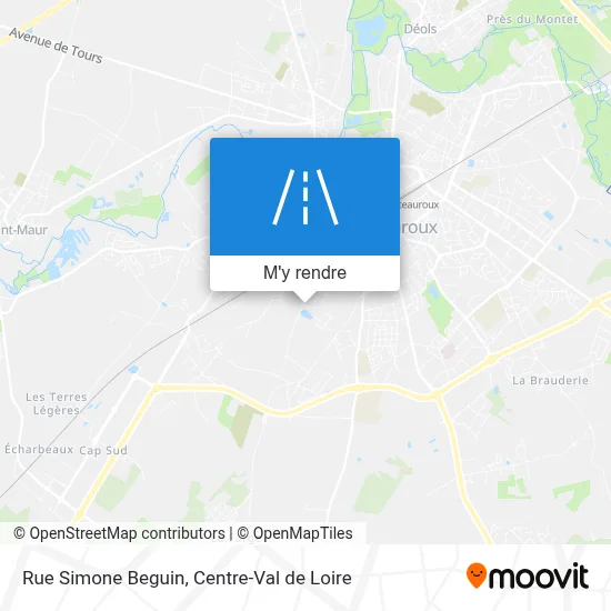 Rue Simone Beguin plan