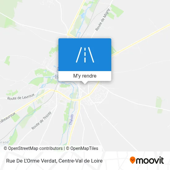 Rue De L'Orme Verdat plan