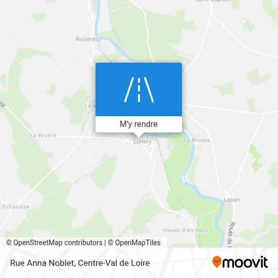 Rue Anna Noblet plan
