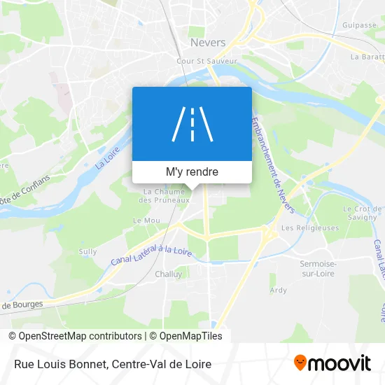 Rue Louis Bonnet plan