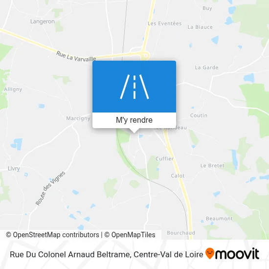 Rue Du Colonel Arnaud Beltrame plan