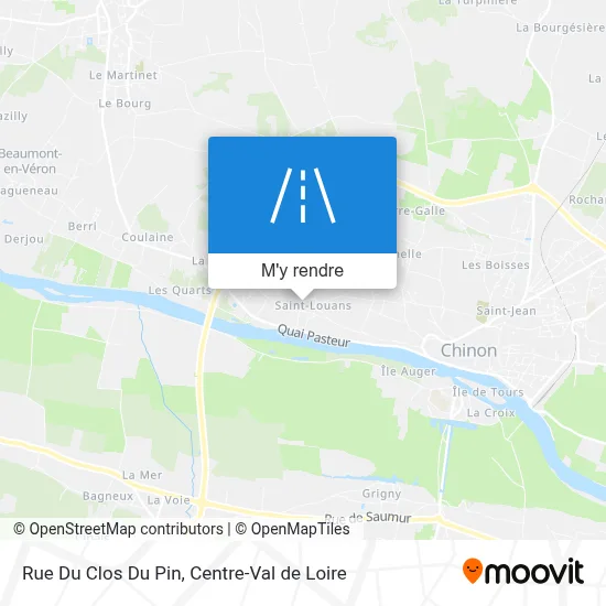 Rue Du Clos Du Pin plan