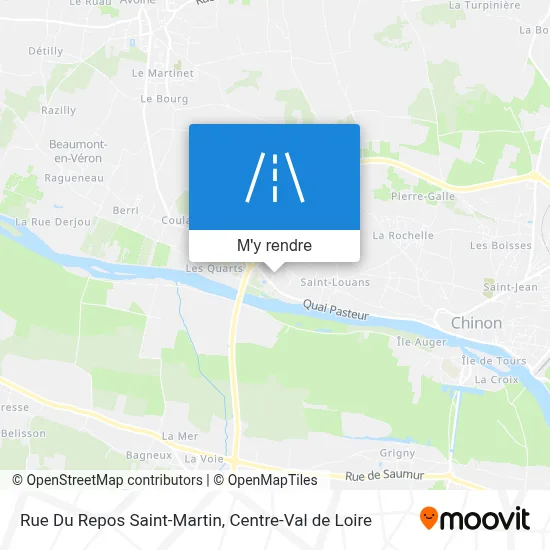 Rue Du Repos Saint-Martin plan