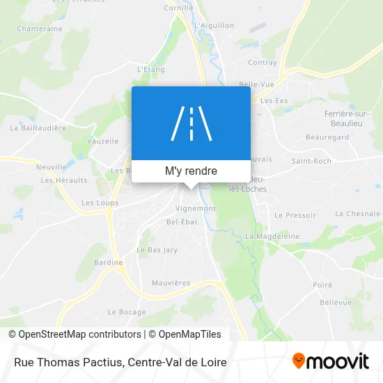 Rue Thomas Pactius plan
