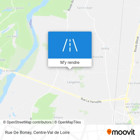 Rue De Bonay plan