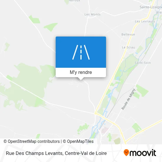 Rue Des Champs Levants plan