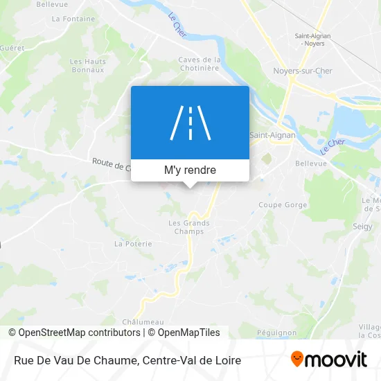 Rue De Vau De Chaume plan
