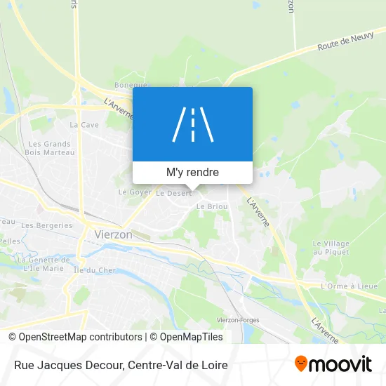 Rue Jacques Decour plan