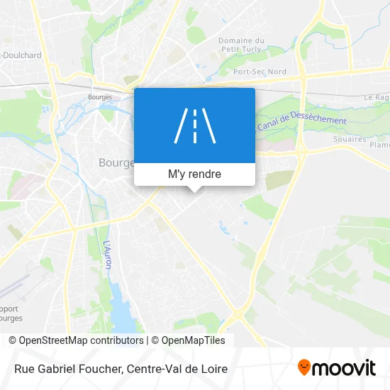 Rue Gabriel Foucher plan