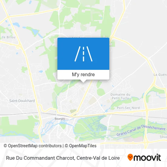 Rue Du Commandant Charcot plan