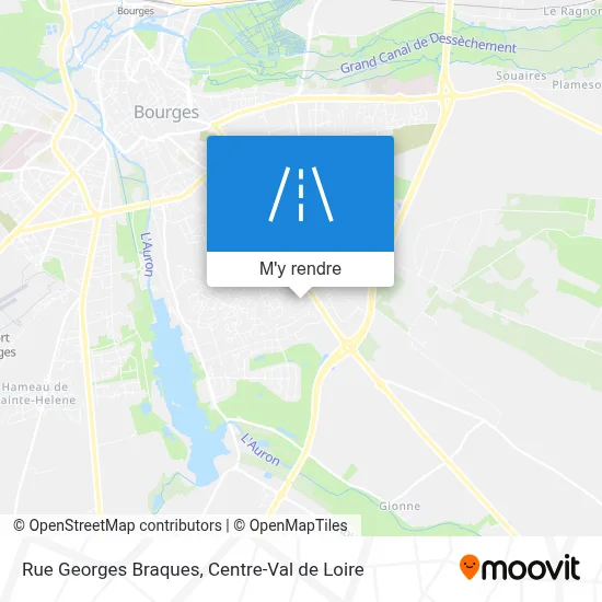 Rue Georges Braques plan