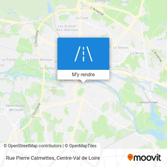 Rue Pierre Calmettes plan
