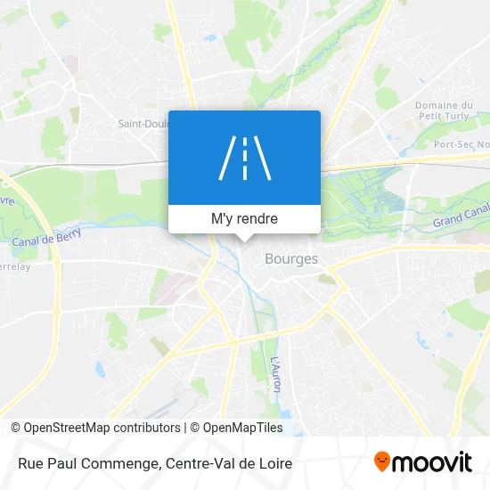 Rue Paul Commenge plan