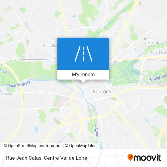 Rue Jean Calas plan