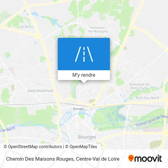 Chemin Des Maisons Rouges plan
