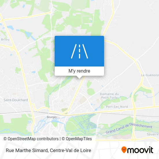 Rue Marthe Simard plan