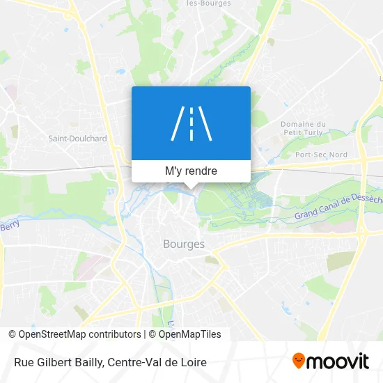 Rue Gilbert Bailly plan