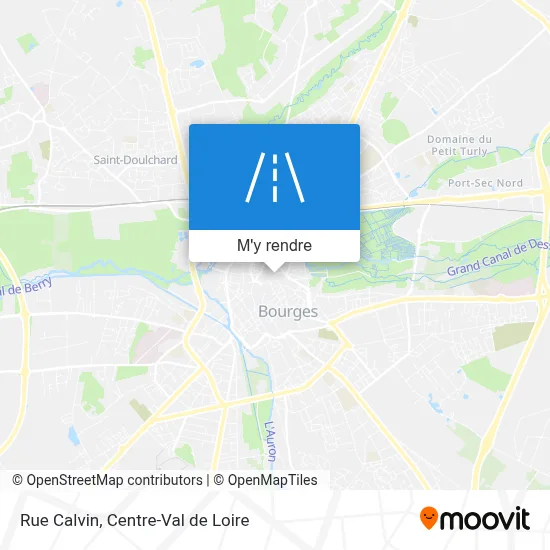 Rue Calvin plan