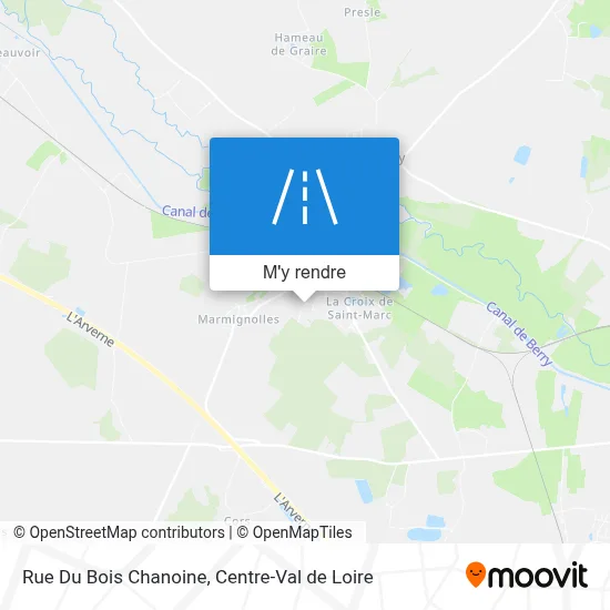 Rue Du Bois Chanoine plan