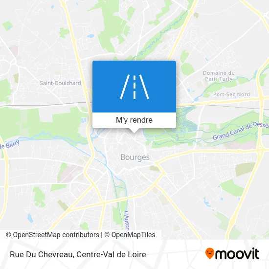 Rue Du Chevreau plan