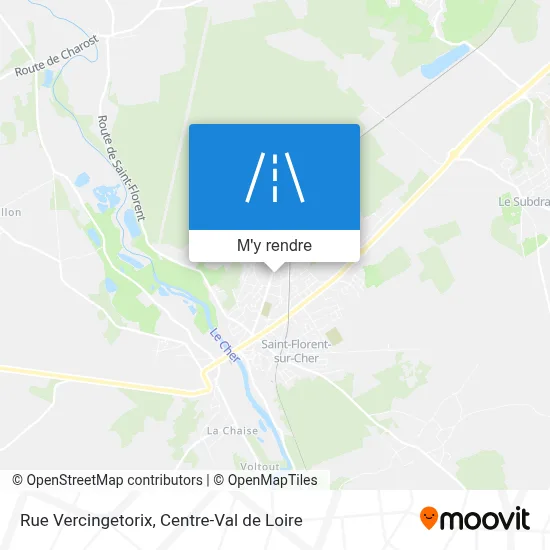 Rue Vercingetorix plan