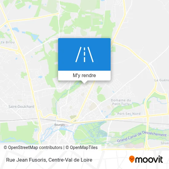 Rue Jean Fusoris plan