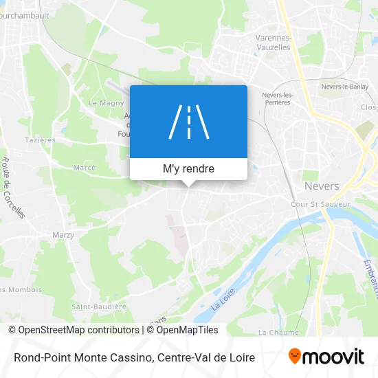 Rond-Point Monte Cassino plan
