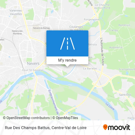 Rue Des Champs Battus plan