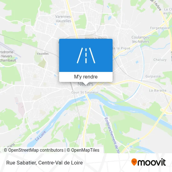 Rue Sabatier plan