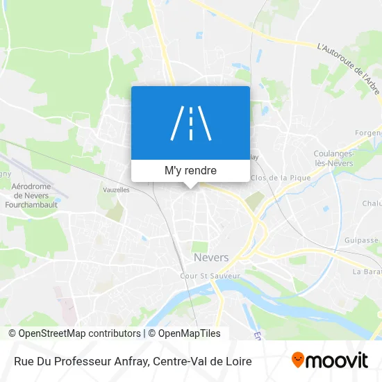 Rue Du Professeur Anfray plan