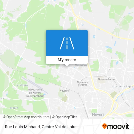 Rue Louis Michaud plan