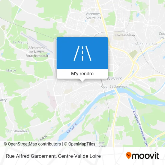 Rue Alfred Garcement plan