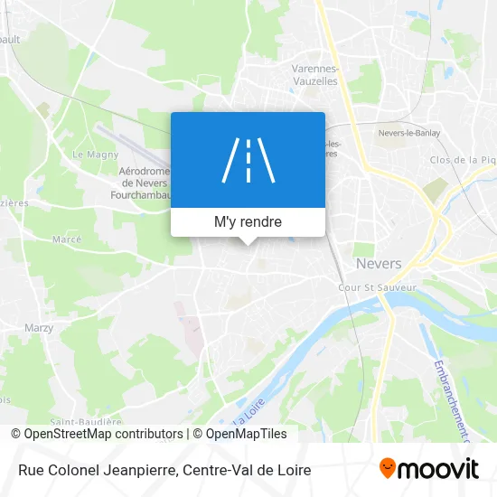 Rue Colonel Jeanpierre plan