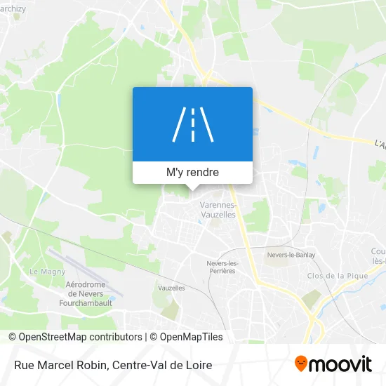 Rue Marcel Robin plan