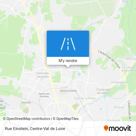 Rue Einstein plan