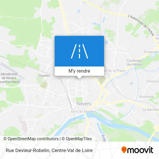 Rue Devieur-Robelin plan
