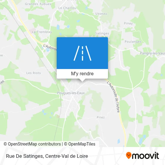 Rue De Satinges plan
