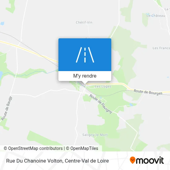 Rue Du Chanoine Volton plan