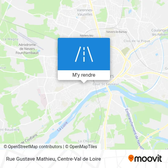 Rue Gustave Mathieu plan