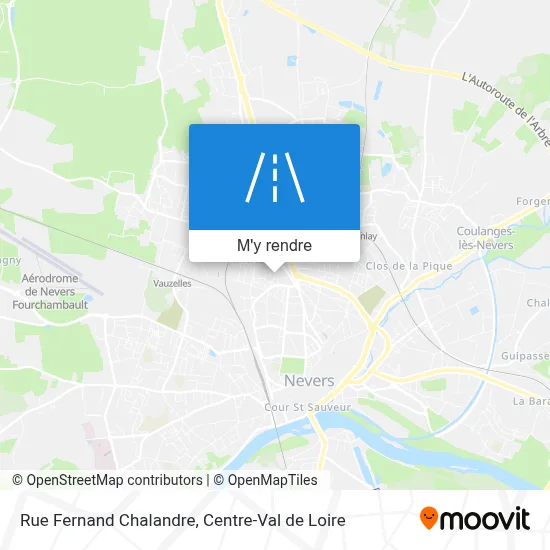 Rue Fernand Chalandre plan