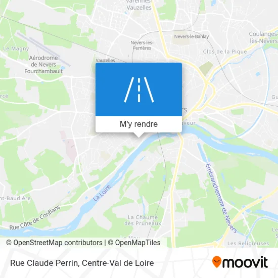 Rue Claude Perrin plan