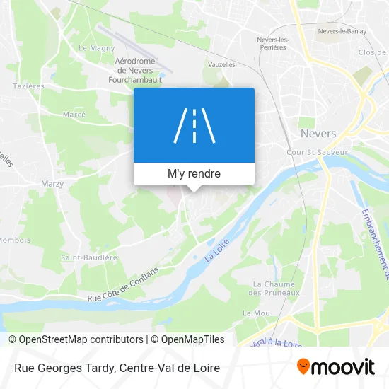 Rue Georges Tardy plan