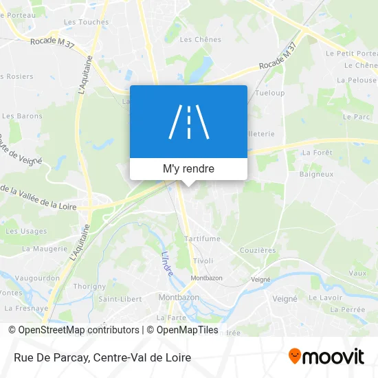 Rue De Parcay plan