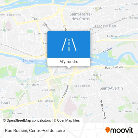 Rue Rossini plan