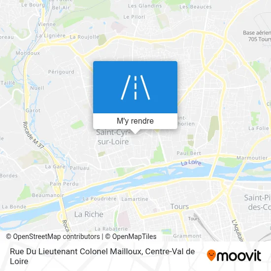 Rue Du Lieutenant Colonel Mailloux plan